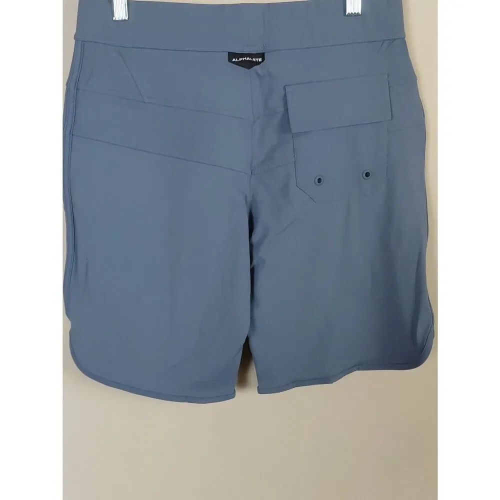 Alphalete Titan Boardshorts Coastal Blue NWT